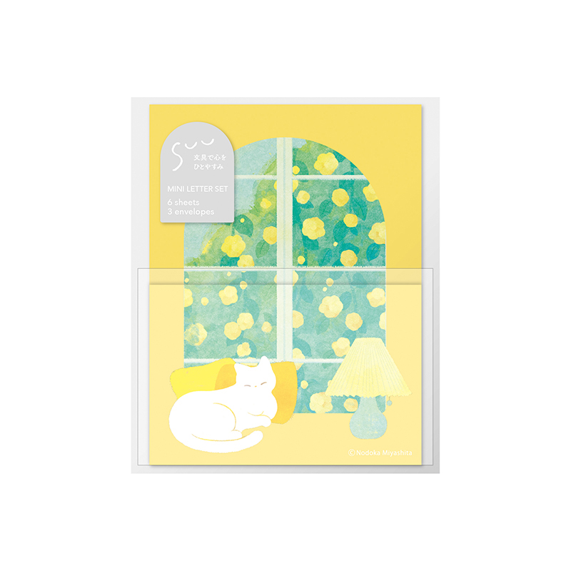 SUU　ミニレター　窓辺の猫　レ-SU201