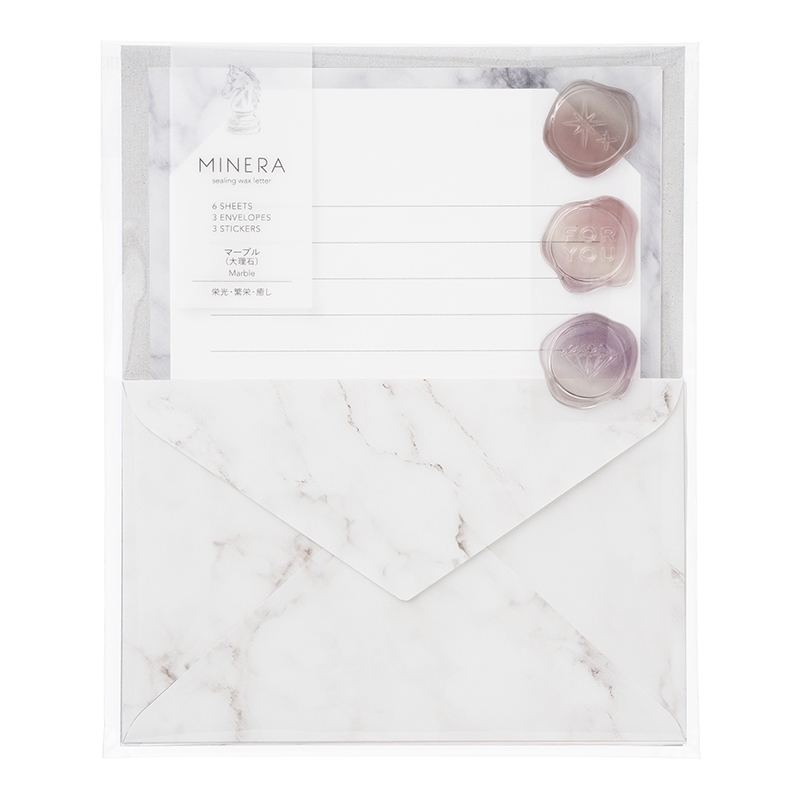 MINERAレター　マーブル　レMN103