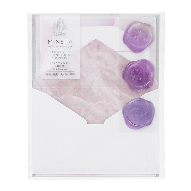 MINERAミニレター　アメジスト　レMN201