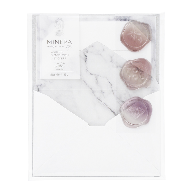 MINERAミニレター　マーブル　レMN203