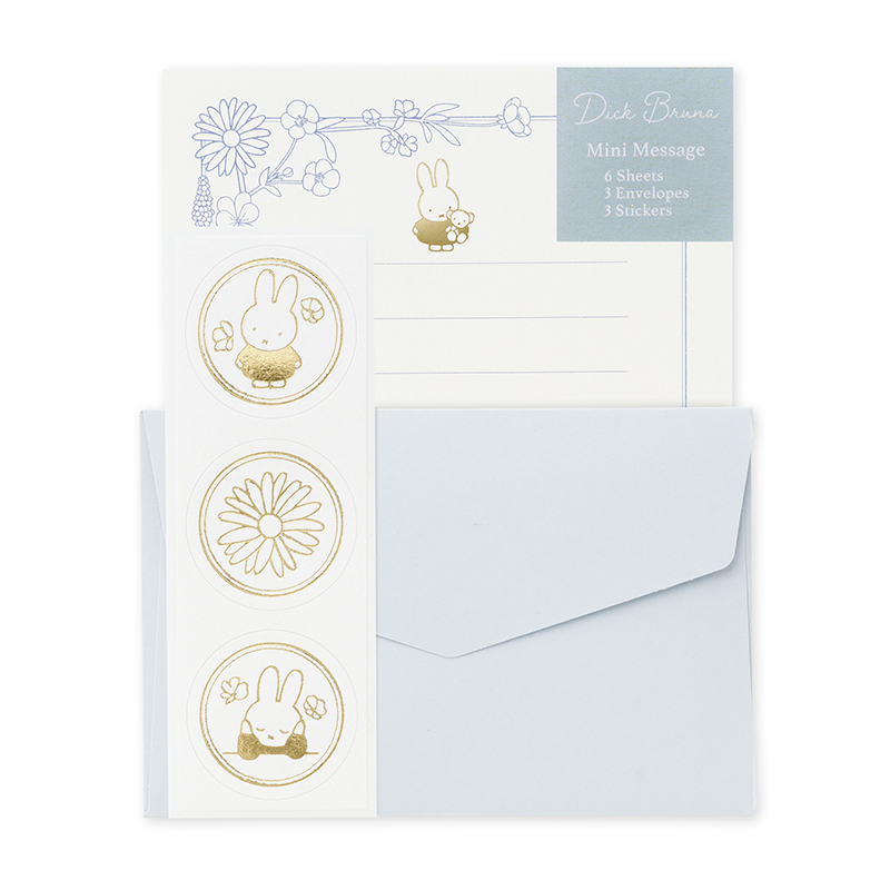 ブルーナ　ミニメッセージ　クラシカル／ブルー　レ-MY18B