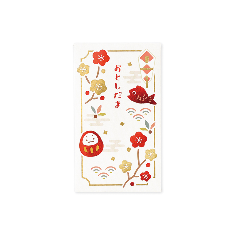 金箔お年玉 ぽち袋 和風　ノ-6842