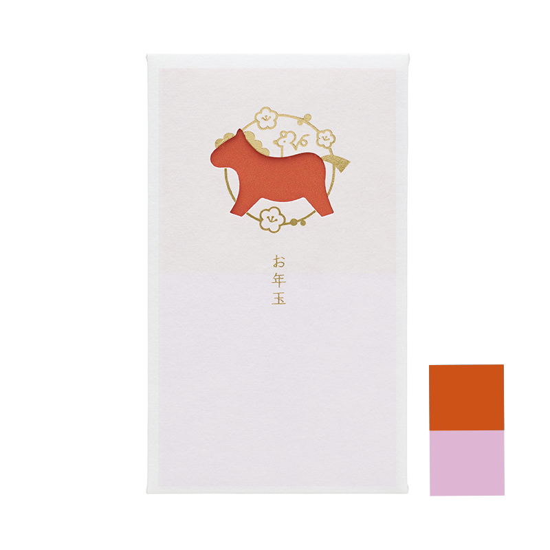 窓ぽち袋  お年玉 午 ノ-MD26S