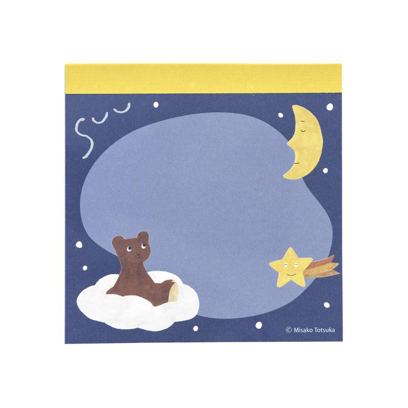 SUU　メモパッド　moon bear　MM-SU102