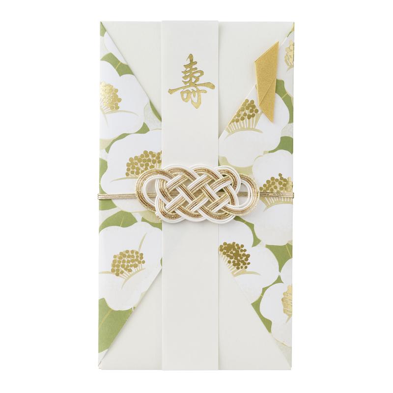 あわせ金封　白椿　キ37W